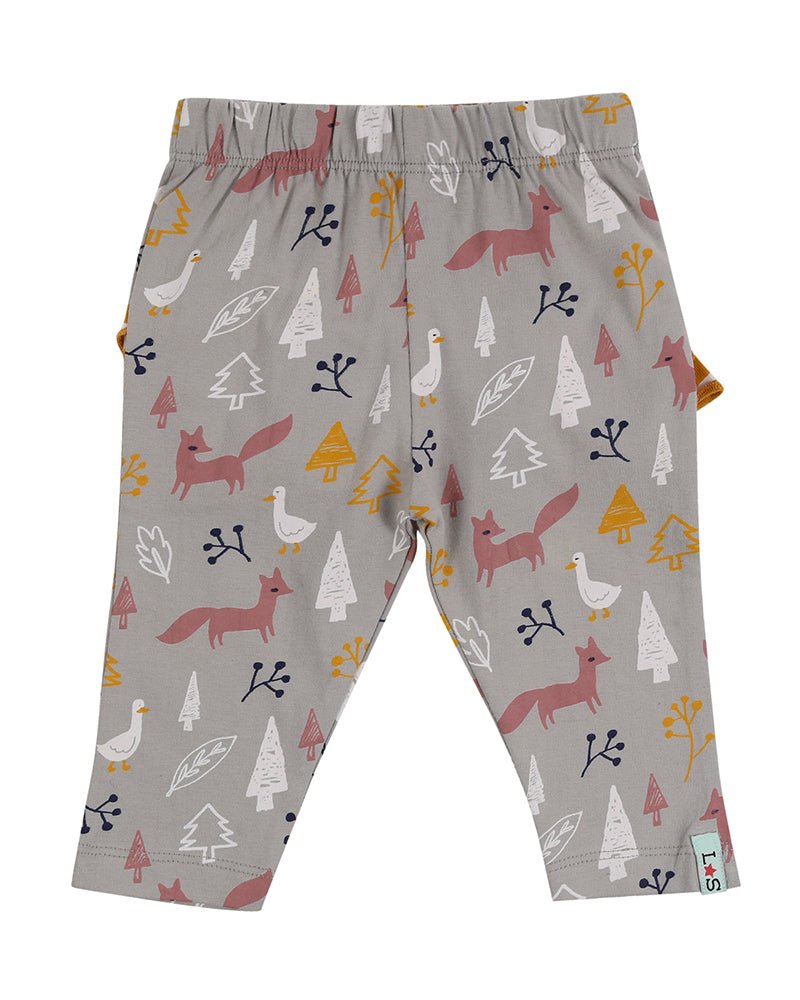 Foxes embroidered playset - Borro - rent baby kids clothes