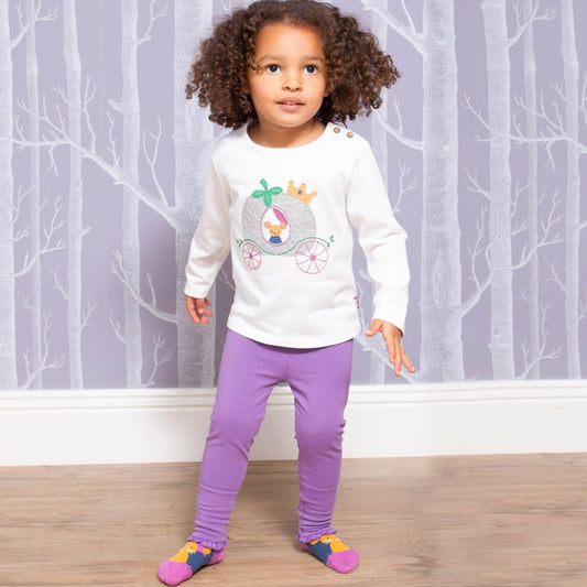 Frill amethyst leggings - Borro - rent baby kids clothes