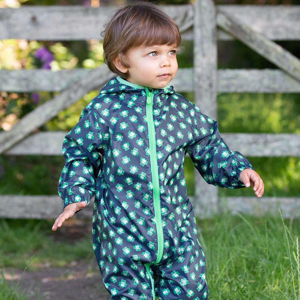 Froglet puddlepack suit - Borro - rent baby kids clothes