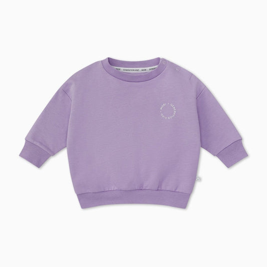 Generation Kind oversized sweatshirt - lilac - Borro - rent baby kids clothes