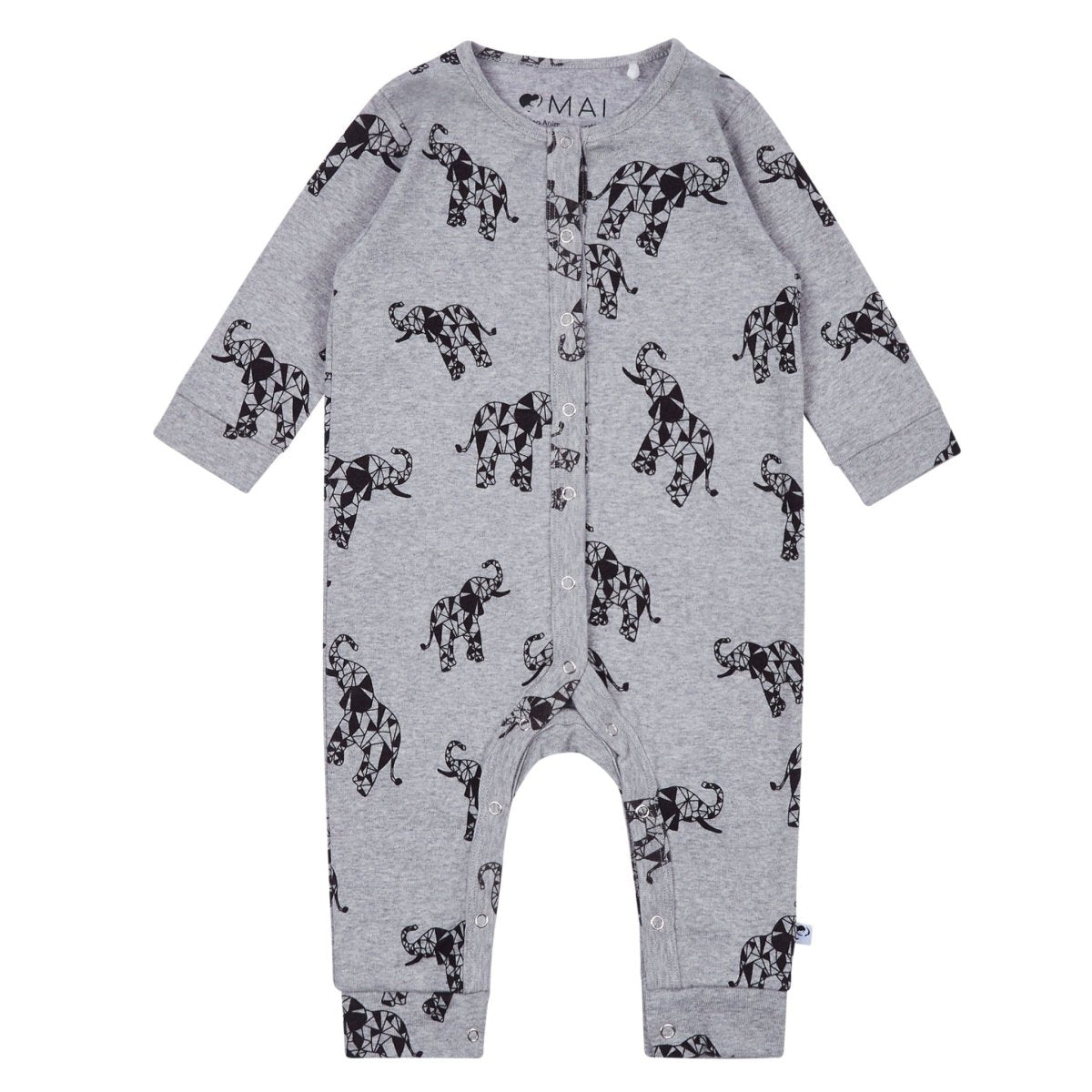 Geometric elephant romper - Borro - rent baby kids clothes