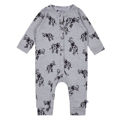 Geometric elephant romper - Borro - rent baby kids clothes