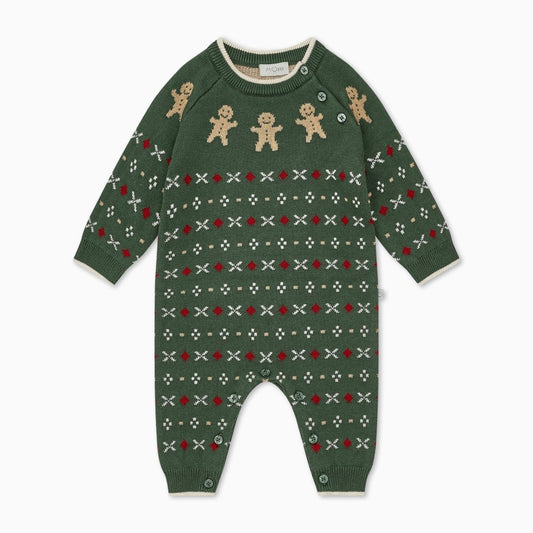 Gingerbread knitted romper - Borro - rent baby kids clothes