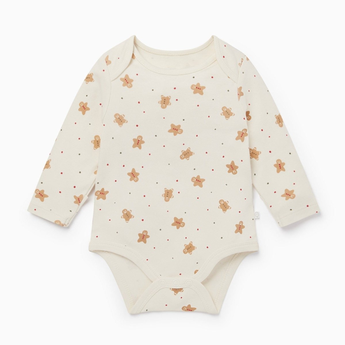 Gingerbread long sleeve bodysuit - Borro - rent baby kids clothes