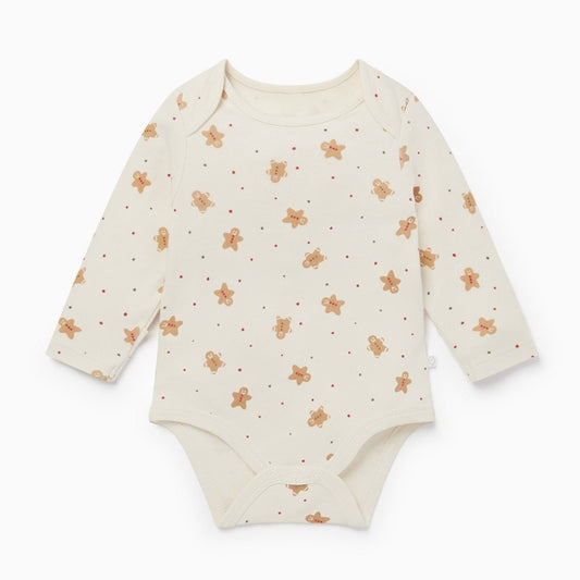 Gingerbread long sleeve bodysuit - Borro - rent baby kids clothes
