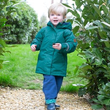 GO coat forest green - Borro - rent baby kids clothes