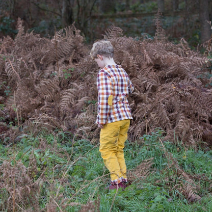 Gold corduroy adventure jeans - Borro - rent baby kids clothes