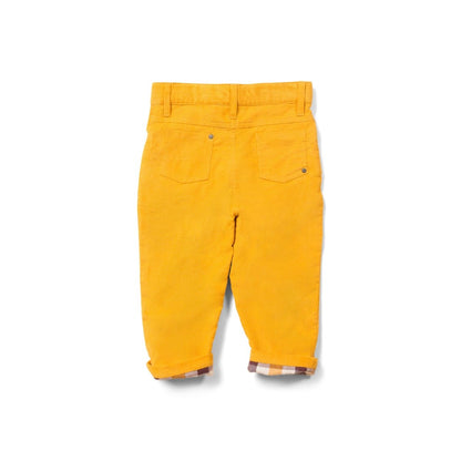 Gold corduroy adventure jeans - Borro - rent baby kids clothes