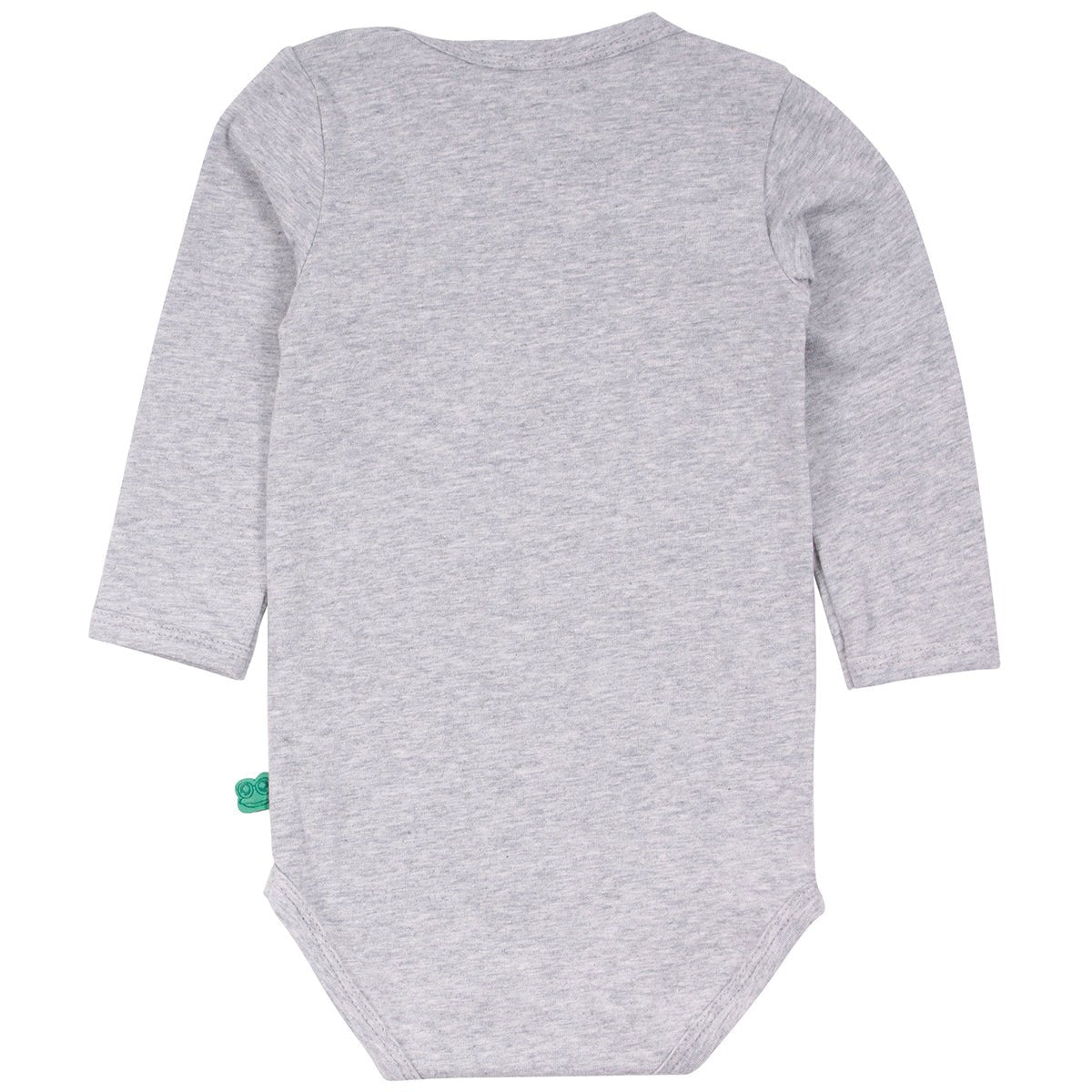 Grey marl long sleeve bodysuit - Borro - rent baby kids clothes