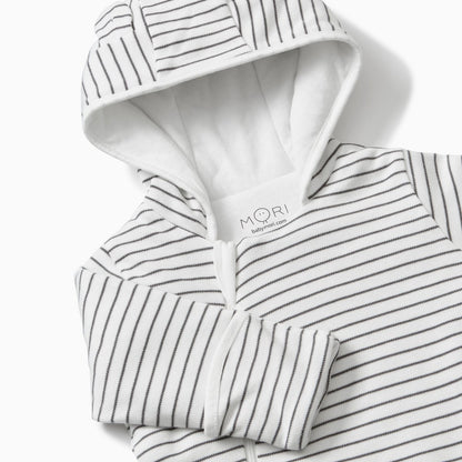 Grey stripe pramsuit - Borro - rent baby kids clothes