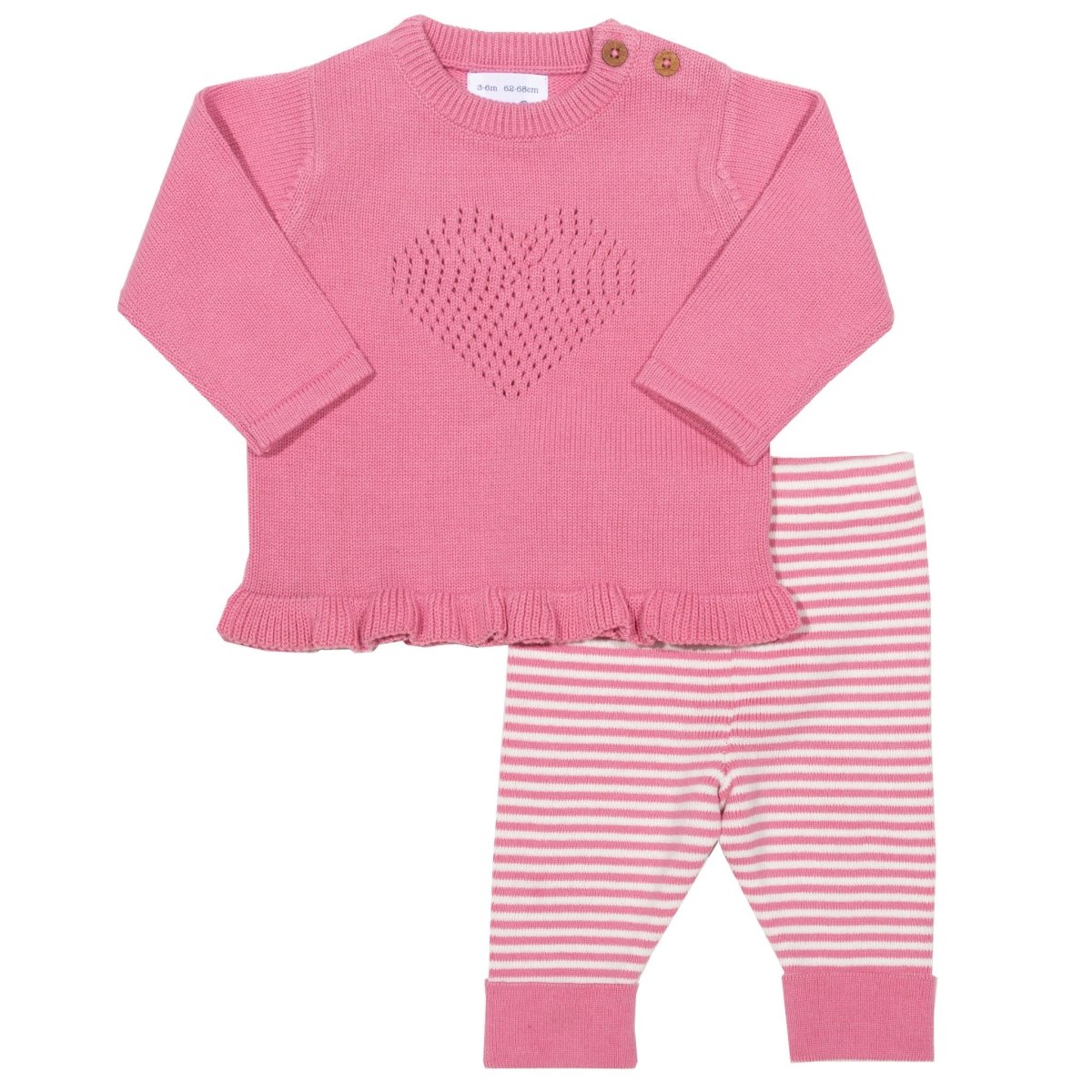 Heart knit set - Borro - rent baby kids clothes