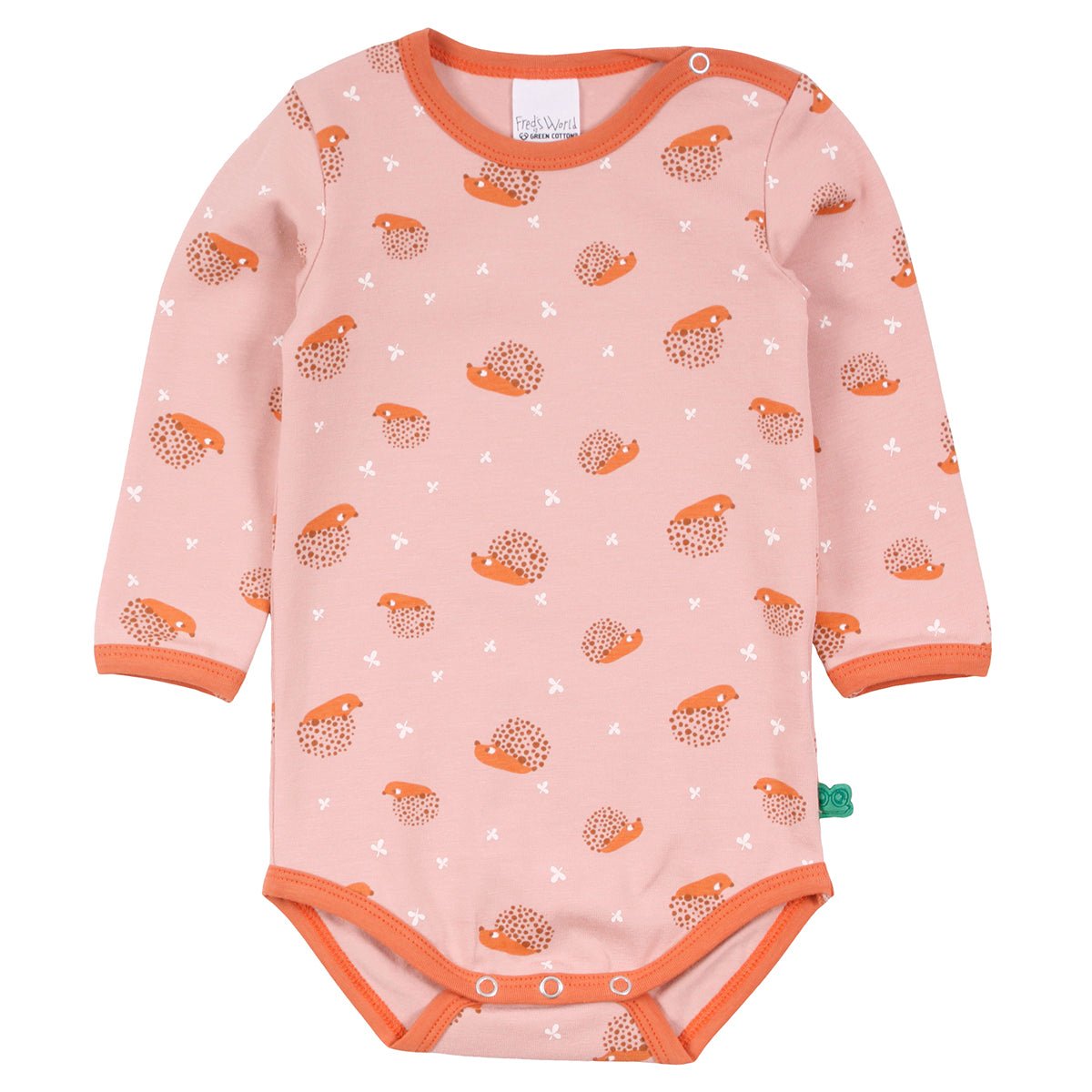 Hedgehog long sleeve bodysuit - Borro - rent baby kids clothes