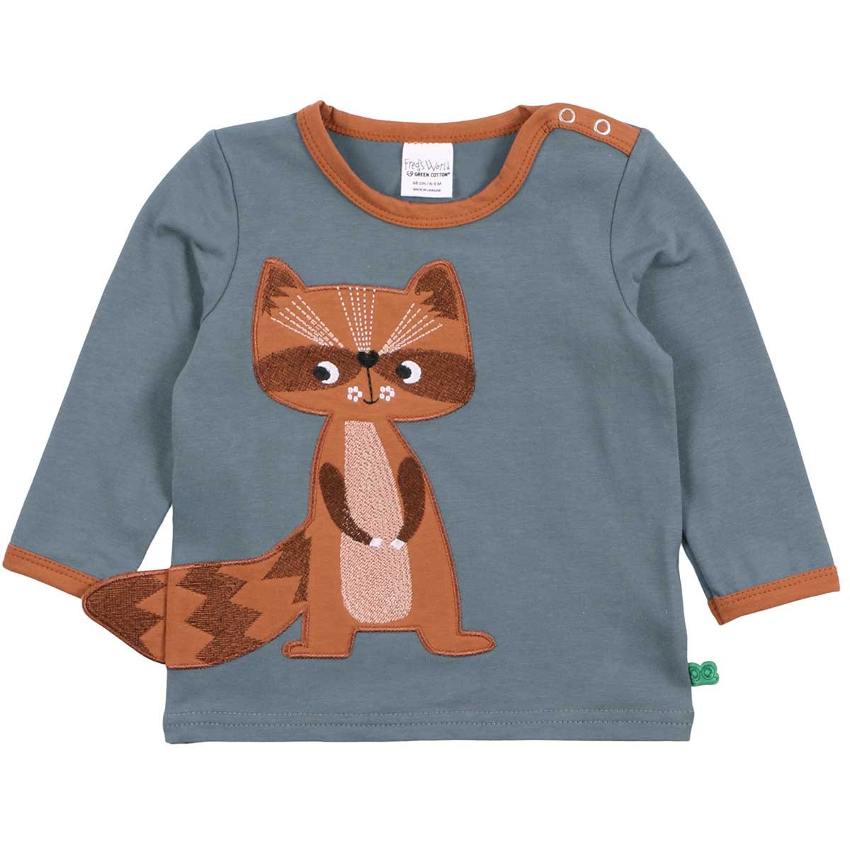 Hello raccoon long sleeve t-shirt - Borro - rent baby kids clothes