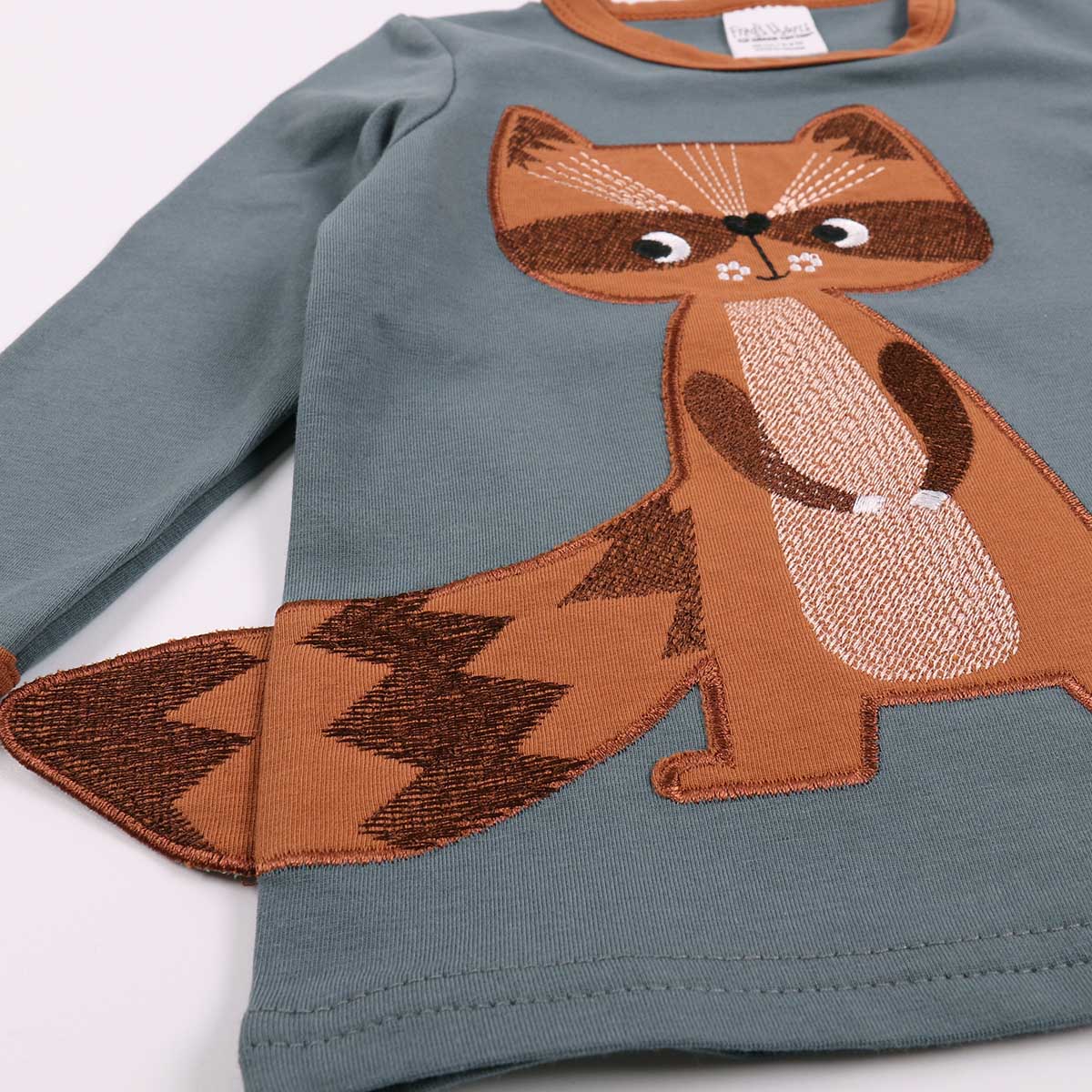 Hello raccoon long sleeve t-shirt - Borro - rent baby kids clothes