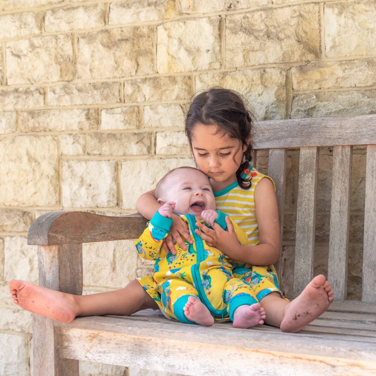 Hot air balloon zip - up romper - Borro - rent baby kids clothes