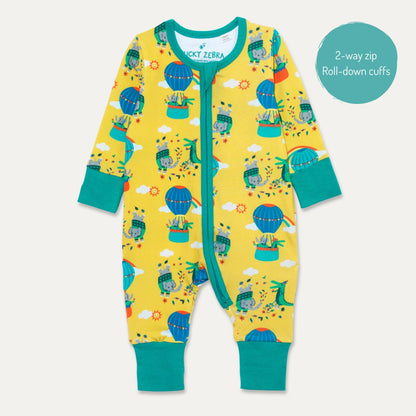 Hot air balloon zip - up romper - Borro - rent baby kids clothes