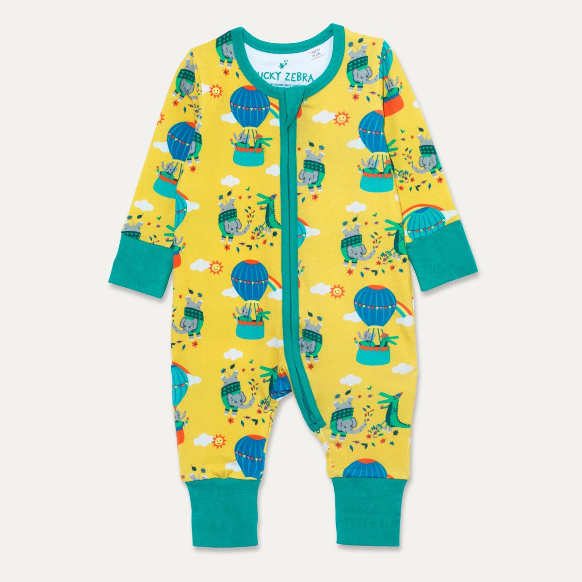 Hot air balloon zip - up romper - Borro - rent baby kids clothes