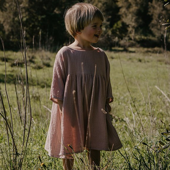 The muslin dress - antique rose