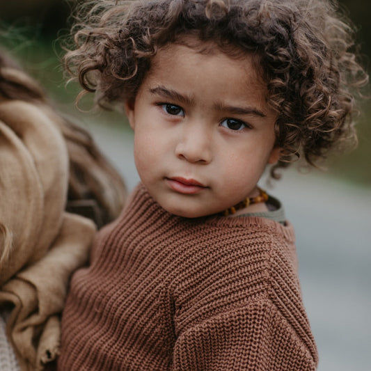 The essential sweater - rust