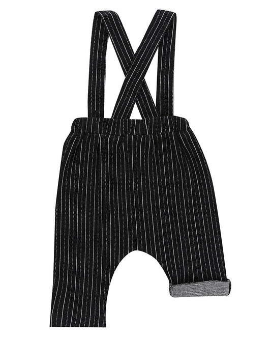 Jacquard stripe bracer trousers - Borro - rent baby kids clothes