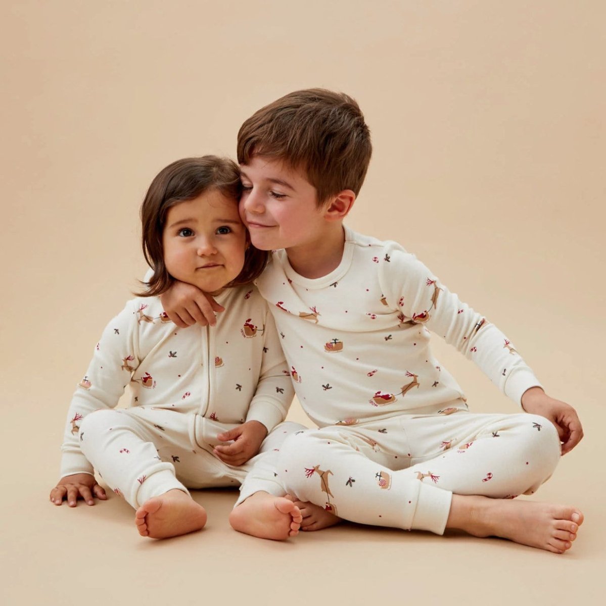 Jolly journey print double zip sleepsuit