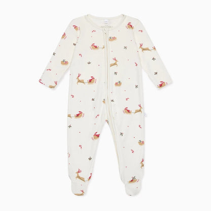 Jolly journey print double zip sleepsuit - Borro - rent baby kids clothes