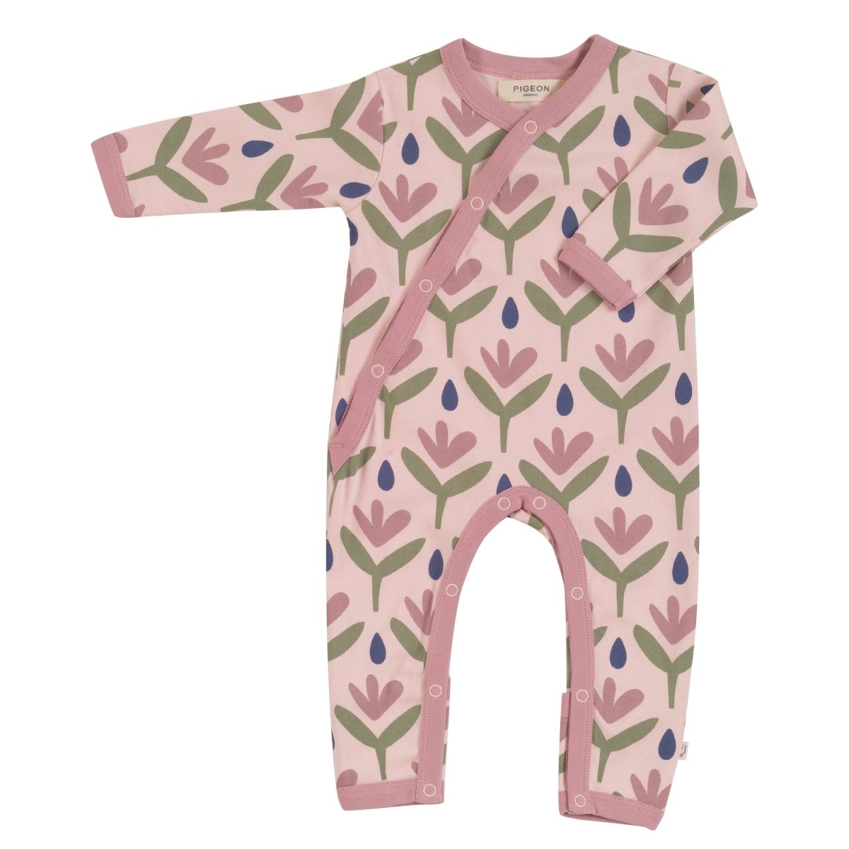 Kimono floral pink romper - Borro - rent baby kids clothes