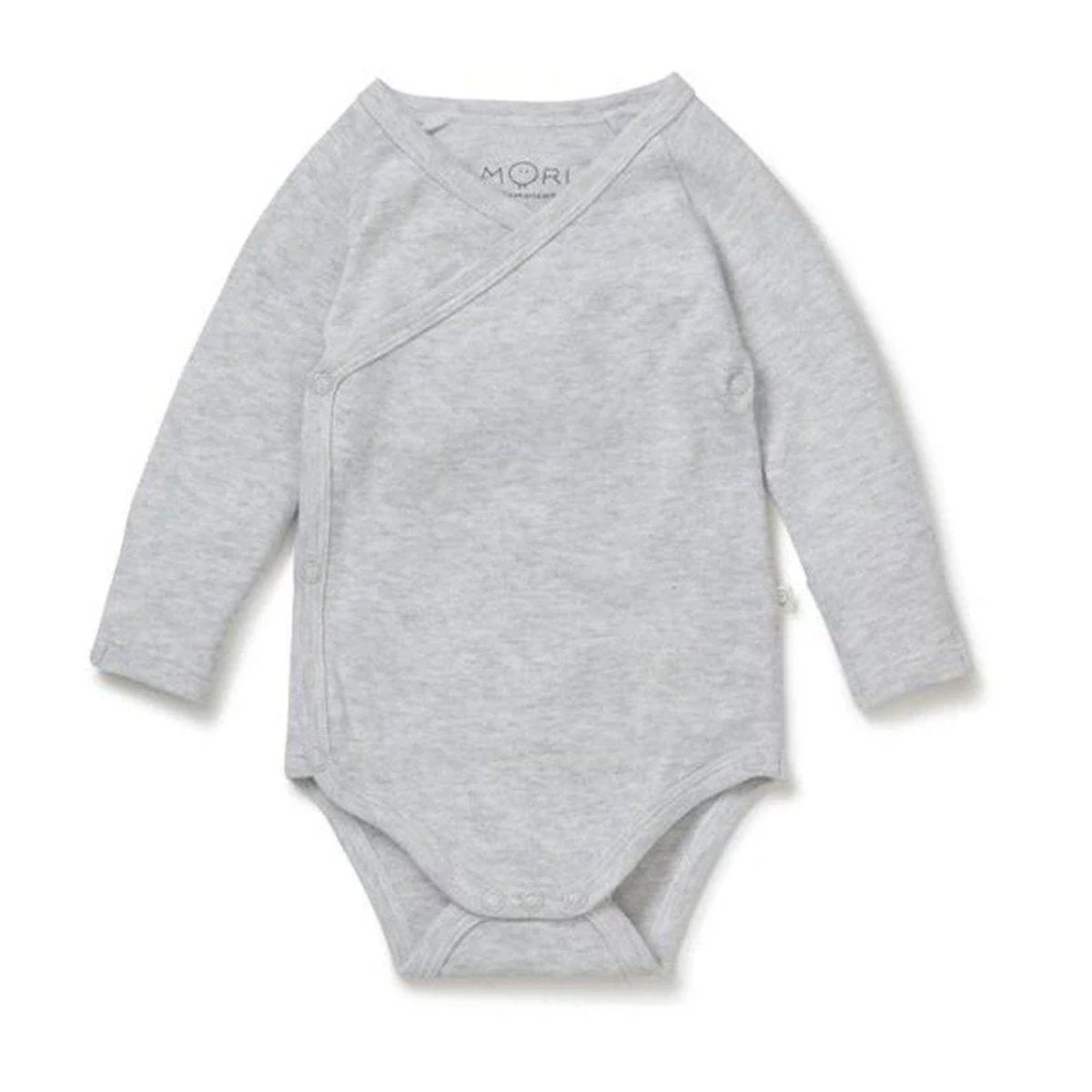 Kimono long sleeve bodysuit - grey - Borro - rent baby kids clothes