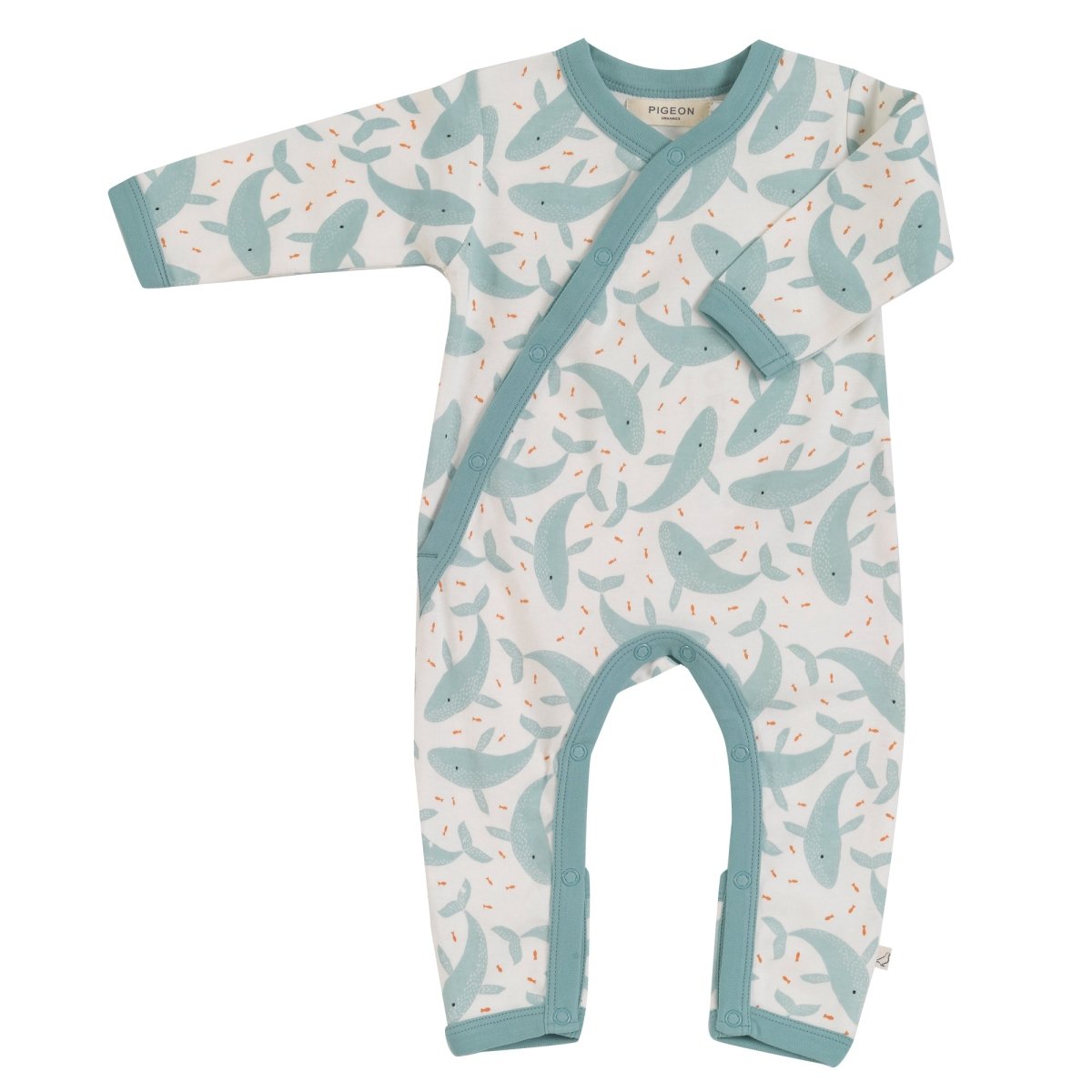 Kimono whales romper - Borro - rent baby kids clothes