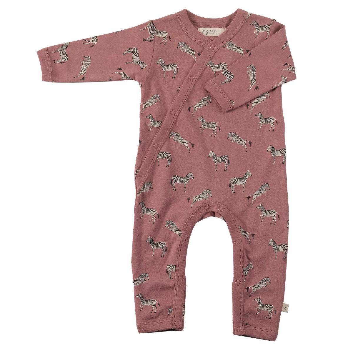 Kimono zebra rose romper - Borro - rent baby kids clothes