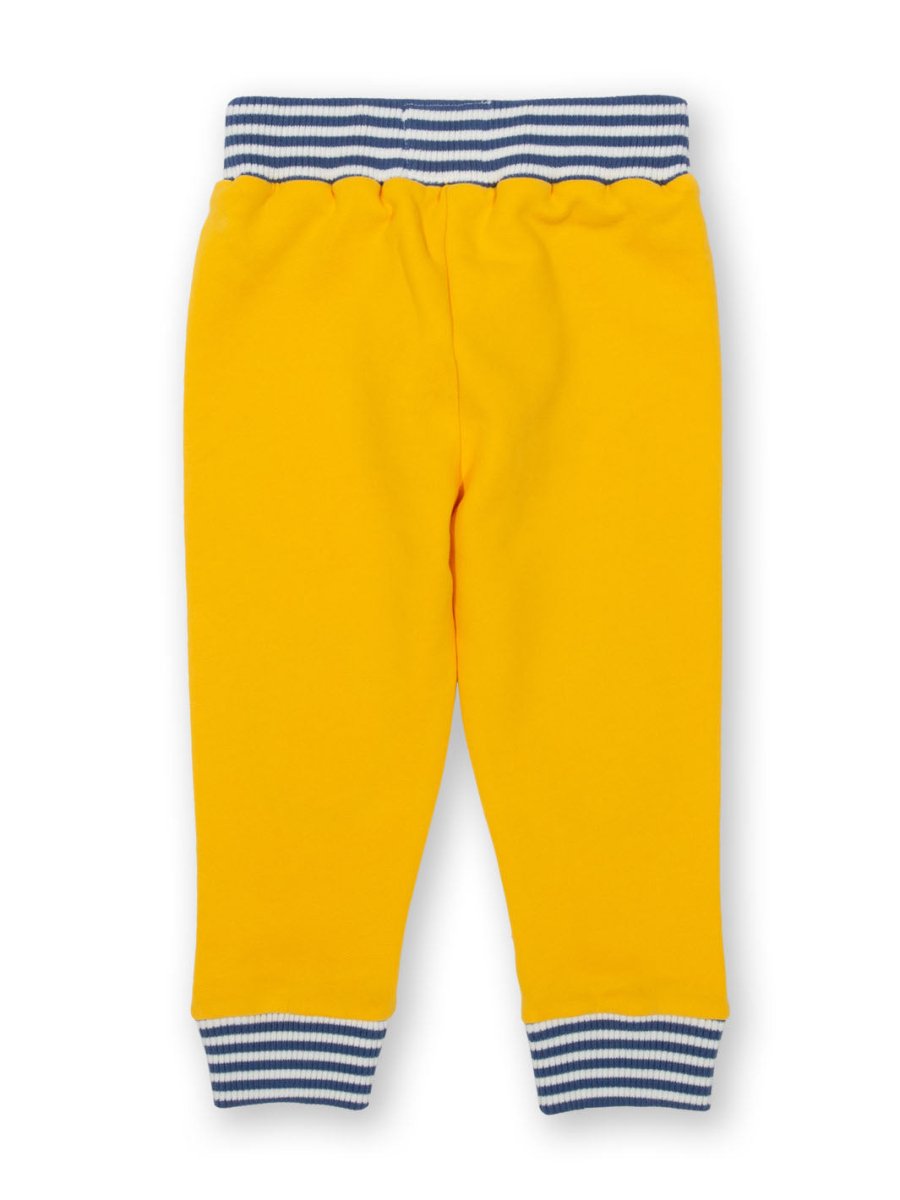 Knee patch joggers - daffodil yellow - Borro - rent baby kids clothes