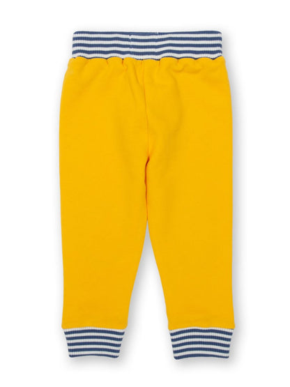 Knee patch joggers - daffodil yellow - Borro - rent baby kids clothes