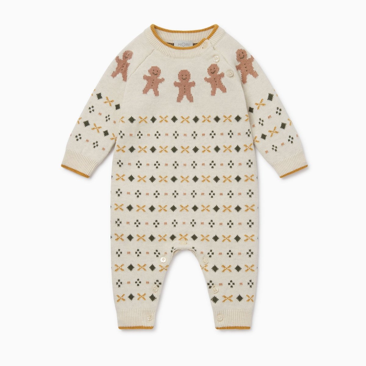 Knitted gingerbread romper - Borro - rent baby kids clothes