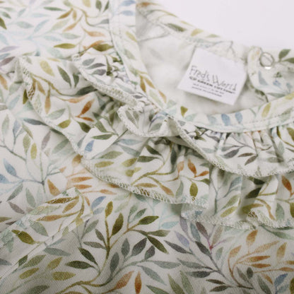 Leaf long sleeve bodysuit - Borro - rent baby kids clothes