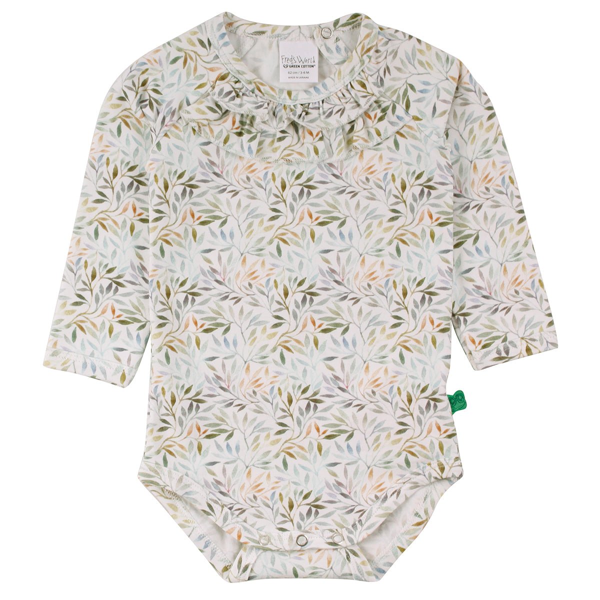 Leaf long sleeve bodysuit - Borro - rent baby kids clothes