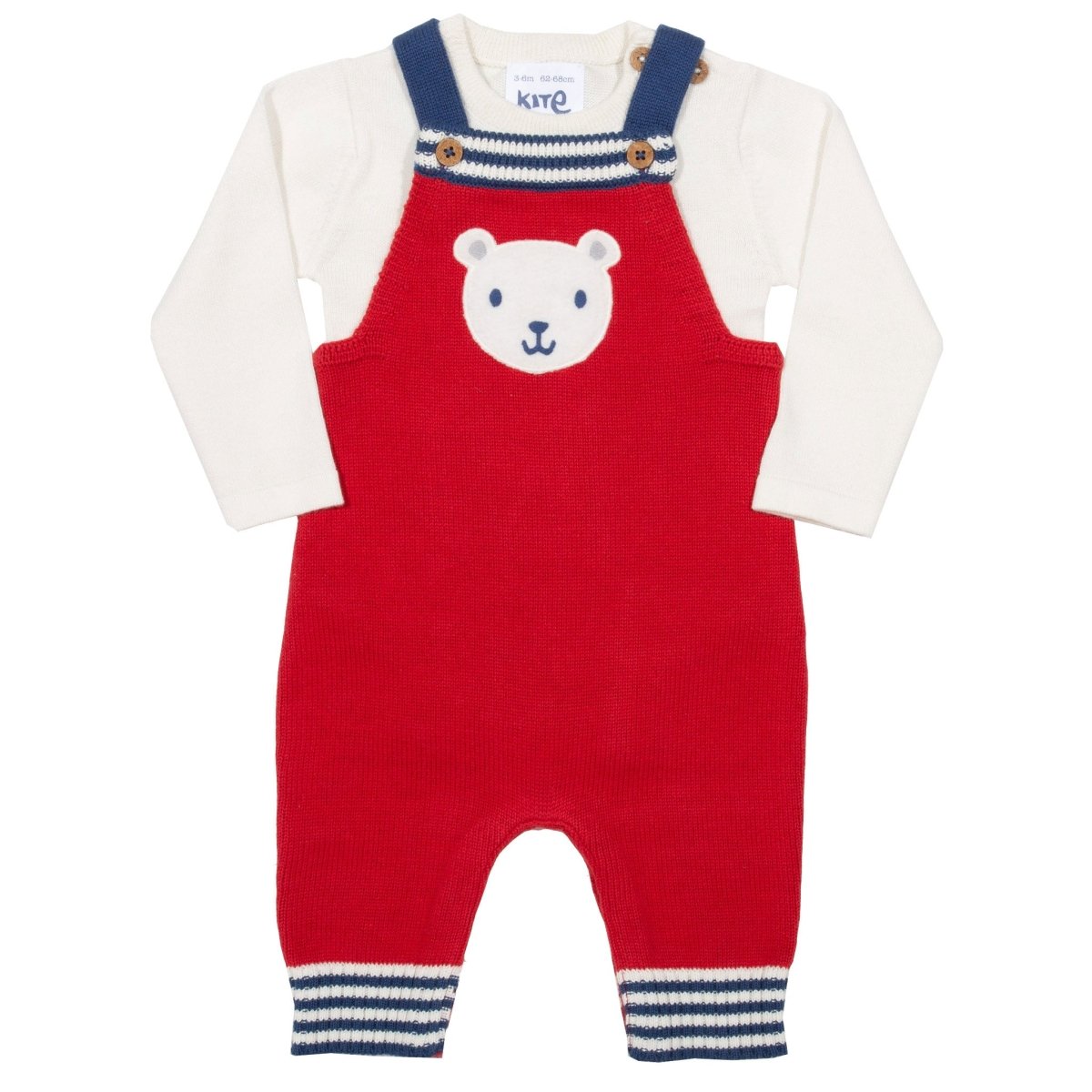 Little bear knit dungarees - Borro - rent baby kids clothes