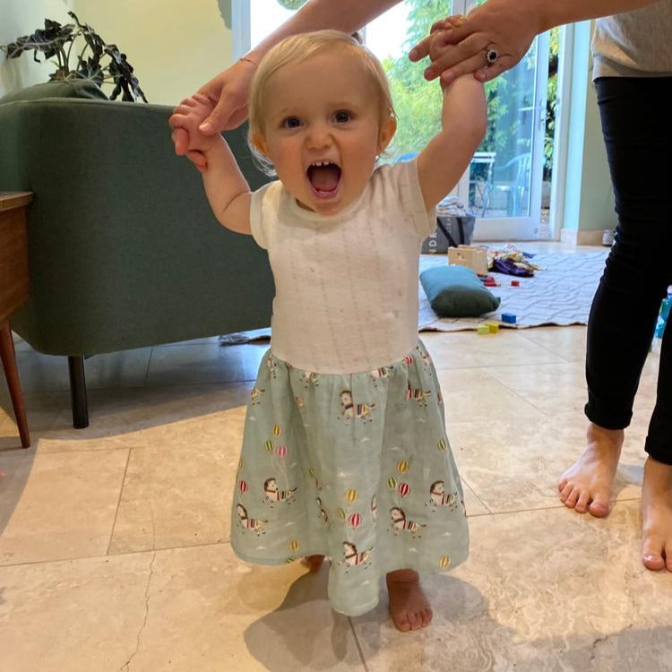 Wild horses little twirler dress