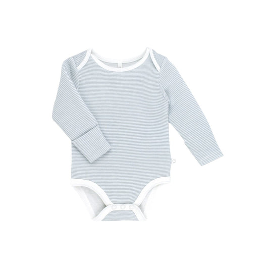 Long sleeve bodysuit - blue stripe - Borro - rent baby kids clothes