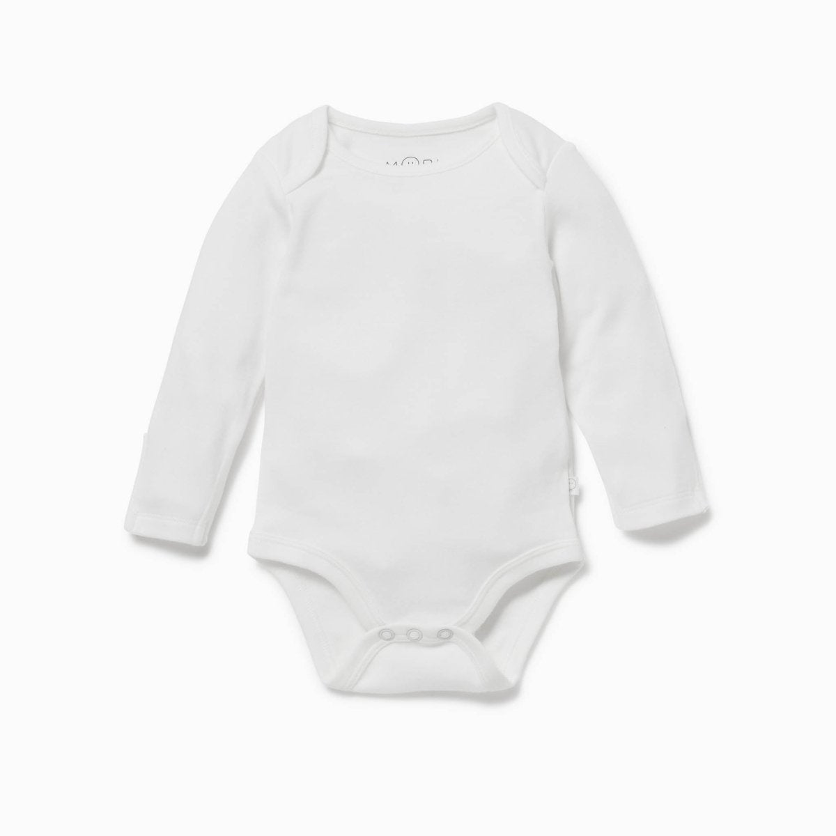 Long sleeve bodysuit - white - Borro - rent baby kids clothes