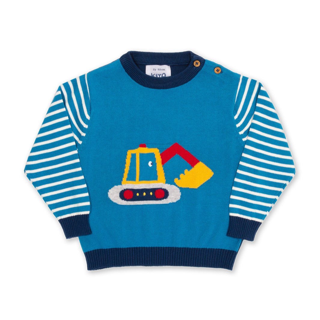 Marvellous digger jumper - Borro - rent baby kids clothes