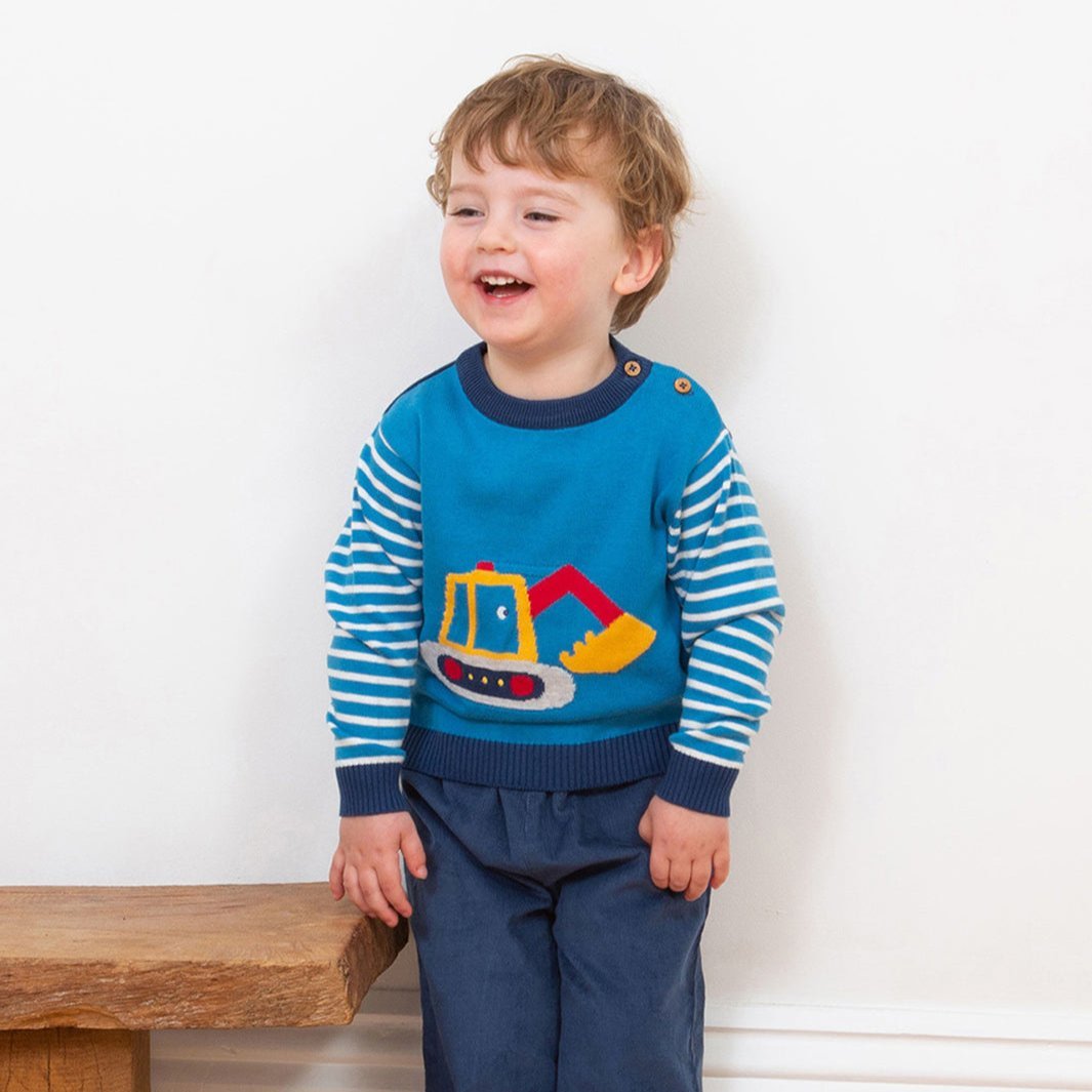 Marvellous digger jumper - Borro - rent baby kids clothes