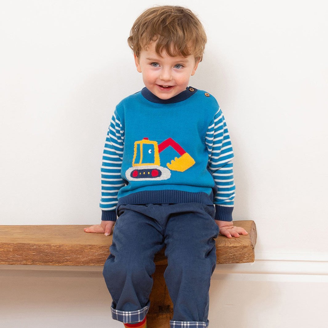 Marvellous digger jumper - Borro - rent baby kids clothes