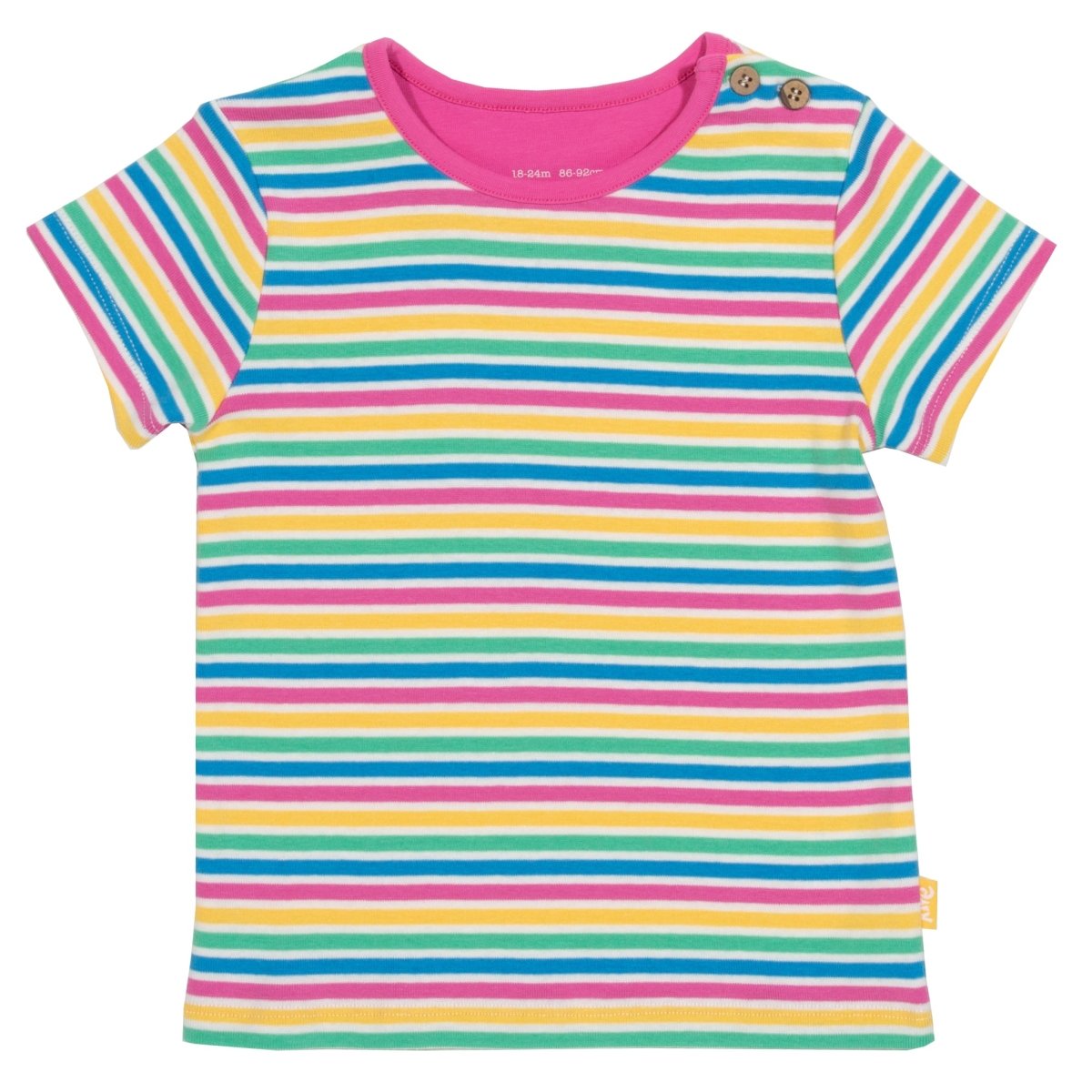 Mini bright stripe t-shirt - Borro - rent baby kids clothes