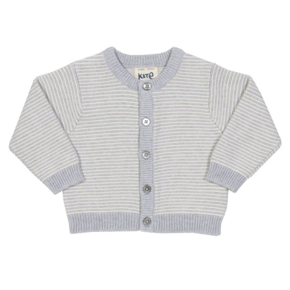 My first cardi grey marl - Borro - rent baby kids clothes