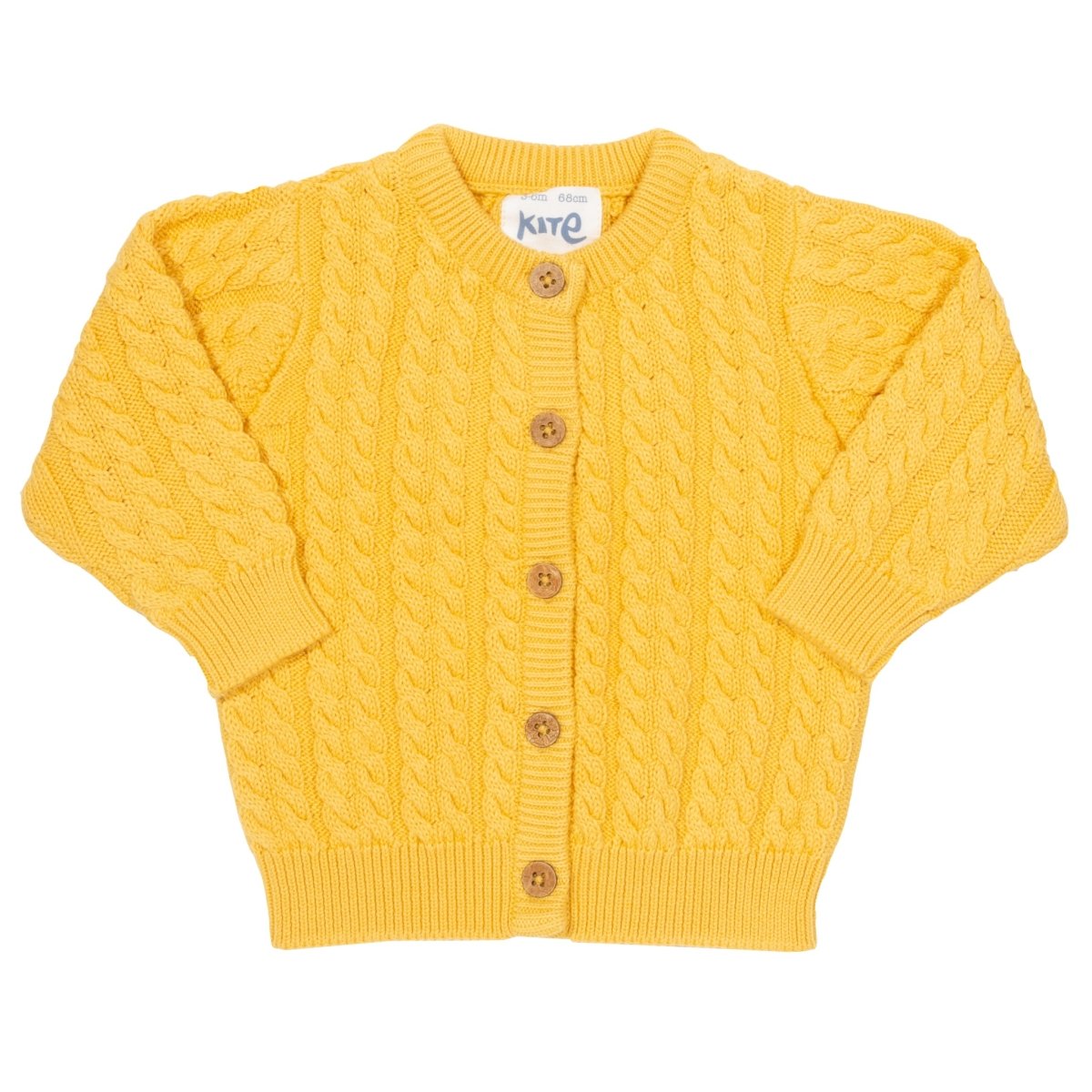 My first cardi - yellow - Borro - rent baby kids clothes