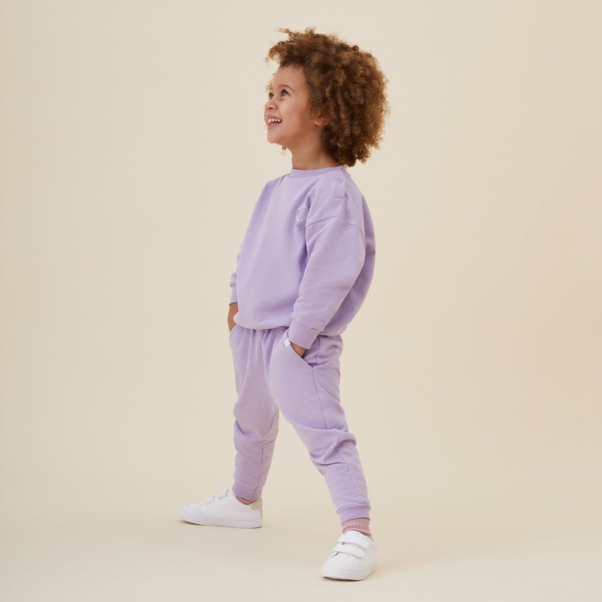 Oversized joggers - lilac - Borro - rent baby kids clothes