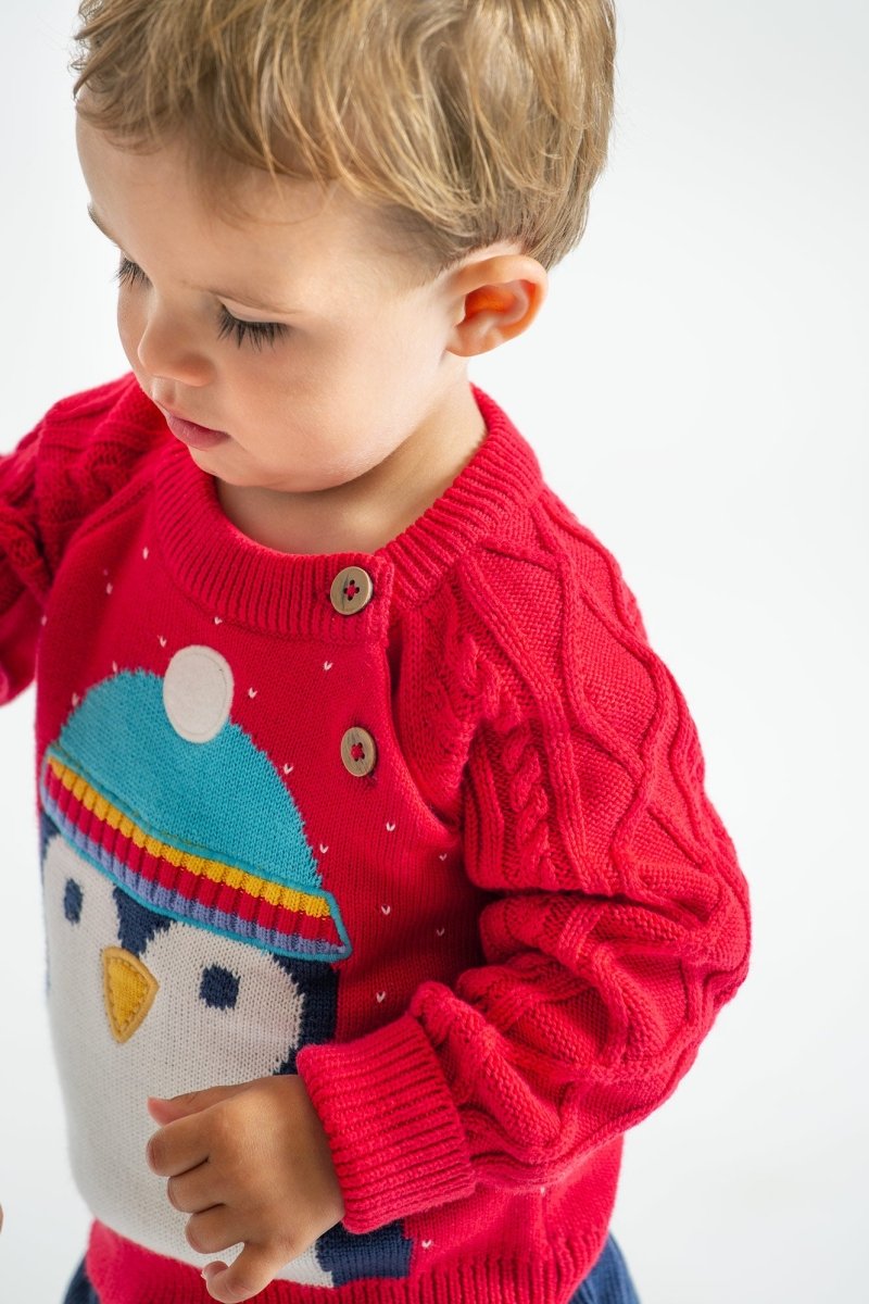 Penguin jumper - Borro - rent baby kids clothes