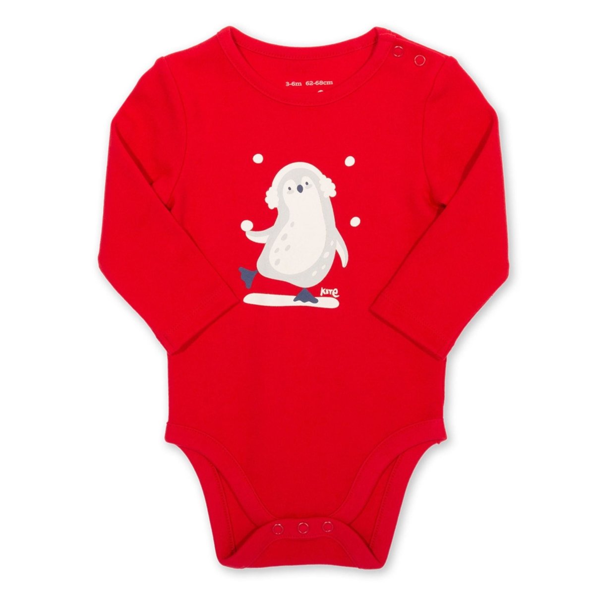 Penguin play long sleeve bodysuit - Borro - rent baby kids clothes