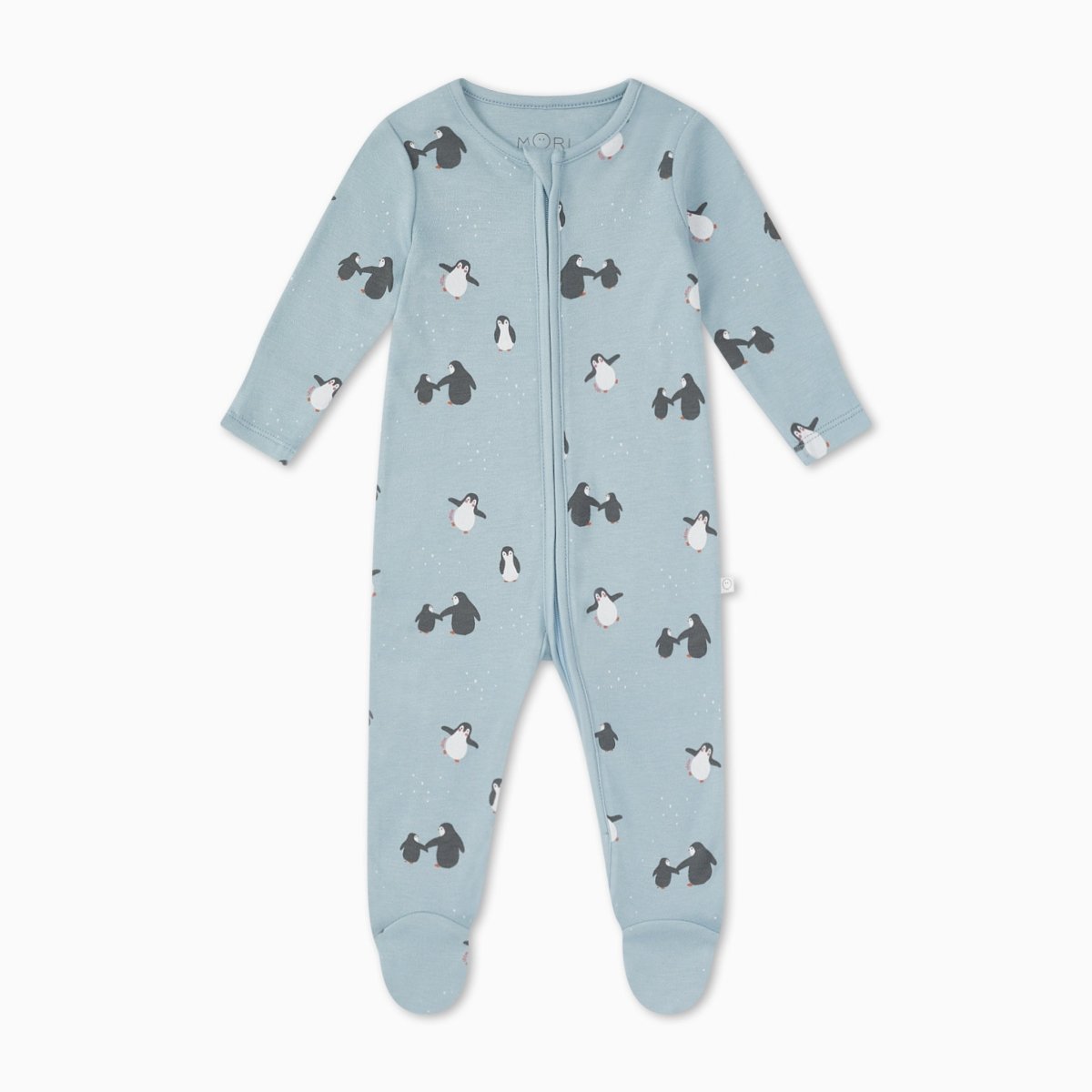 Penguin print double zip sleepsuit - Borro - rent baby kids clothes