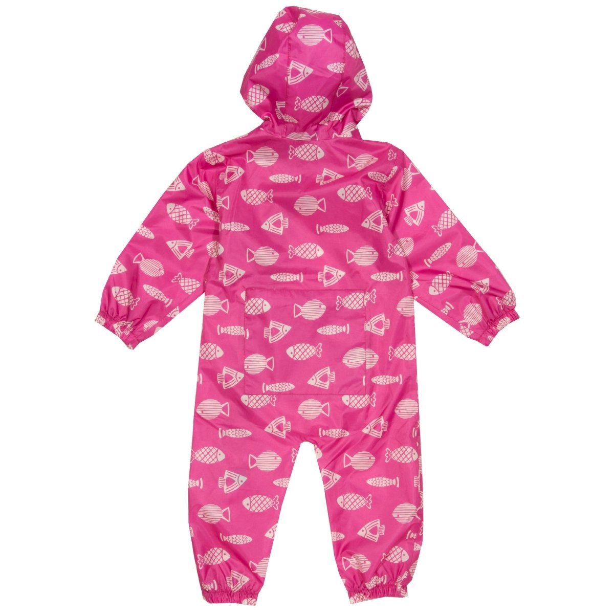 Pink fishes puddlepack suit - Borro - rent baby kids clothes